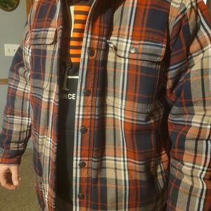 NWOT Men's Plaid Jacket Ridgecut Loungewear